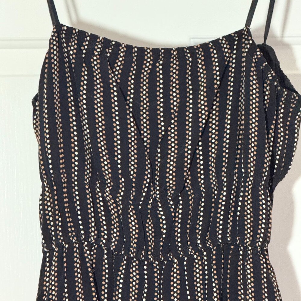 Smocked Square-Neck Mini Dress in Stripe - Madewell